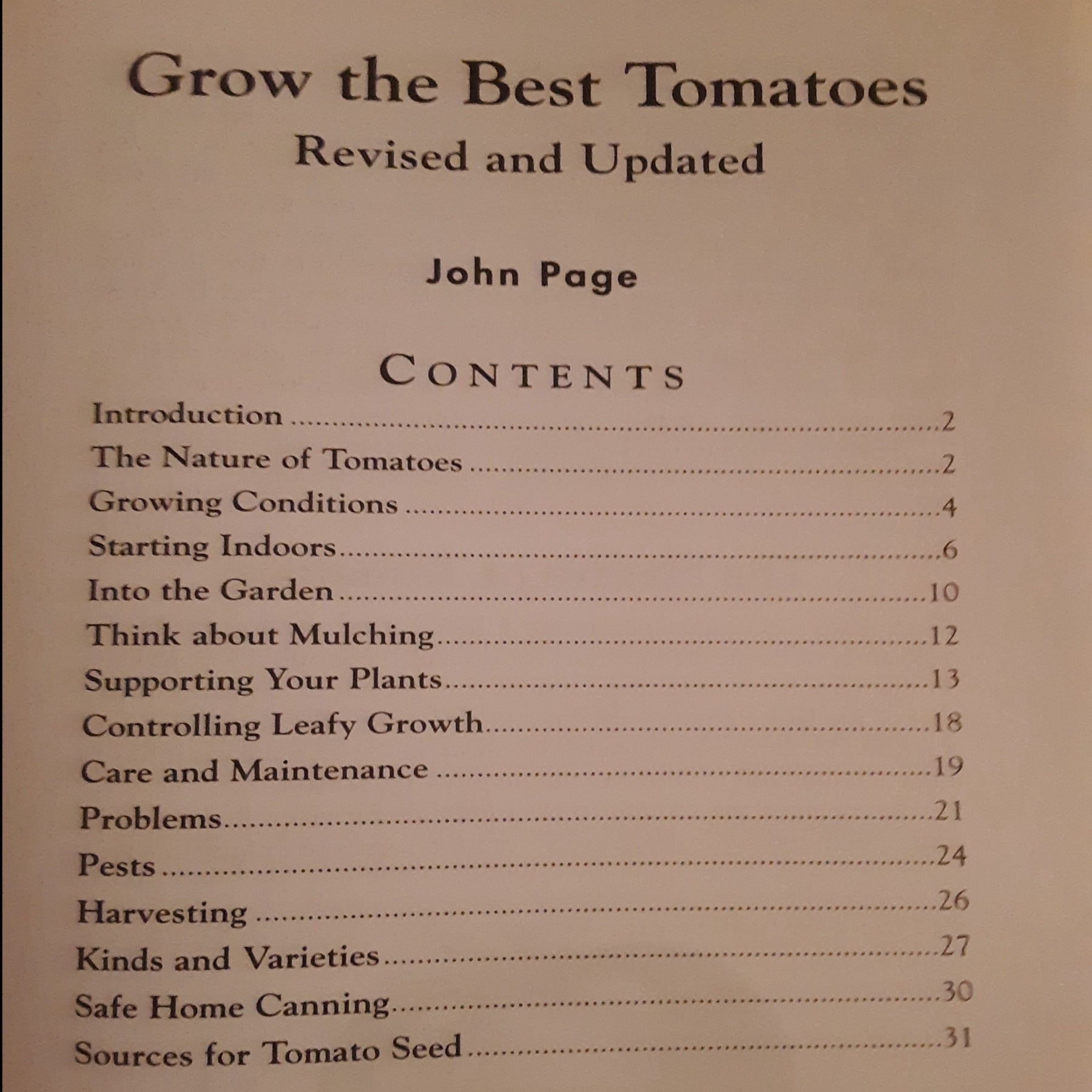 Book: Growing the Best Tomatoes