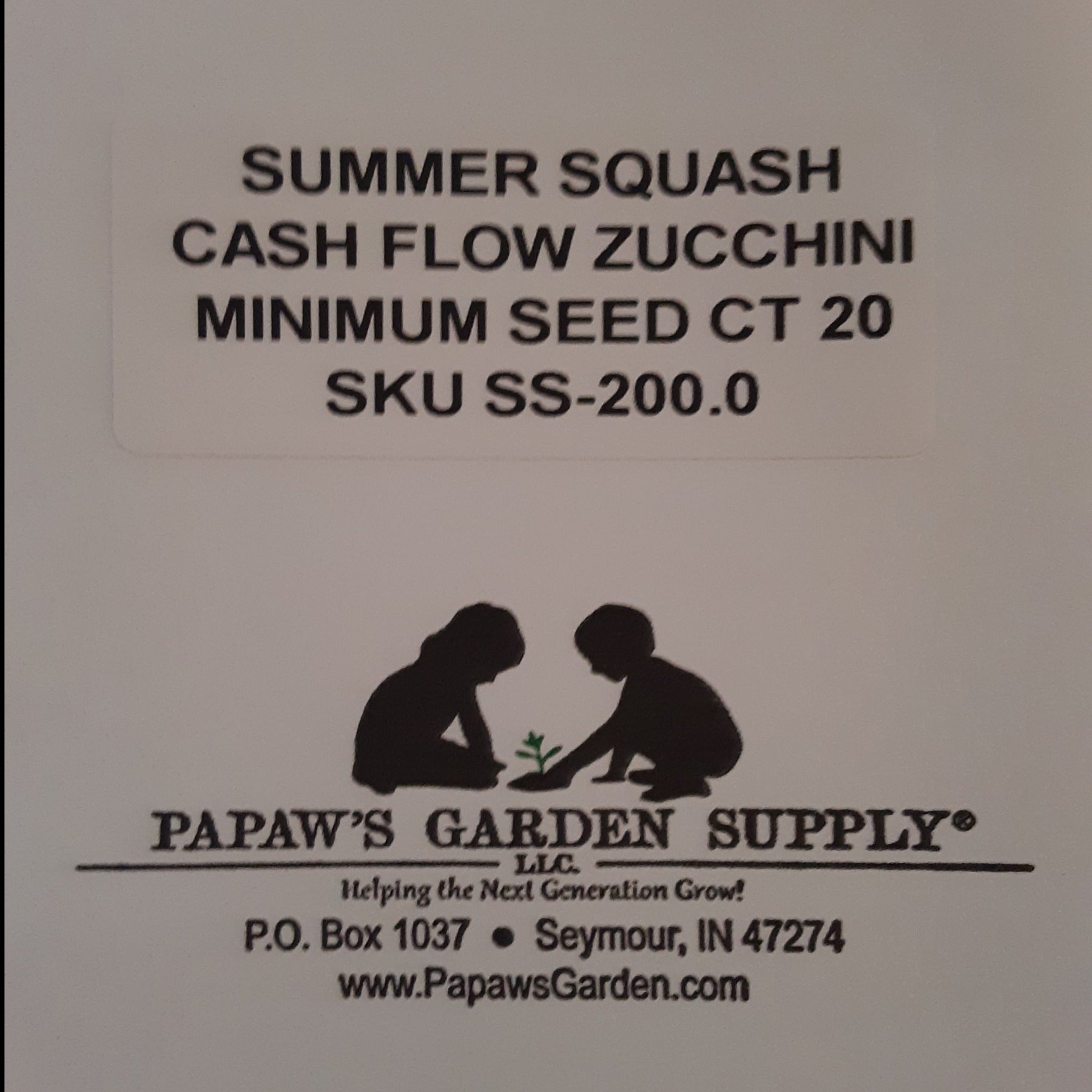 Cash Flow Hybrid Zucchini Summer Squash Seeds