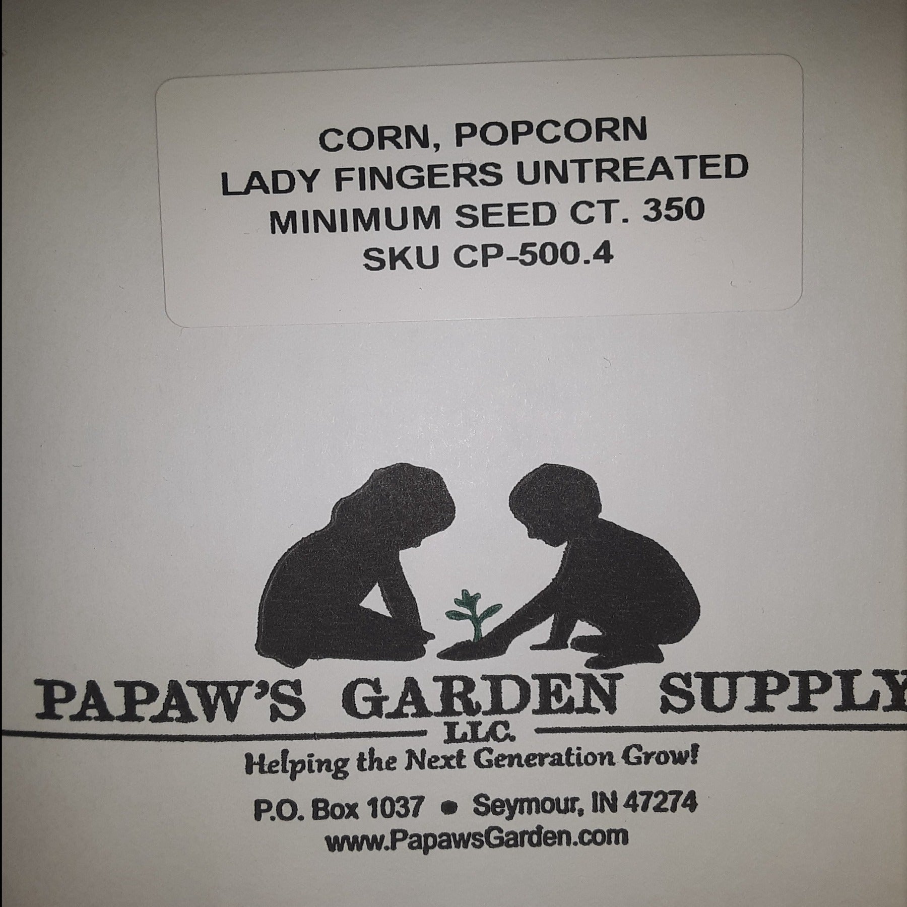 Lady Fingers Heirloom Popcorn Untreated Seeds