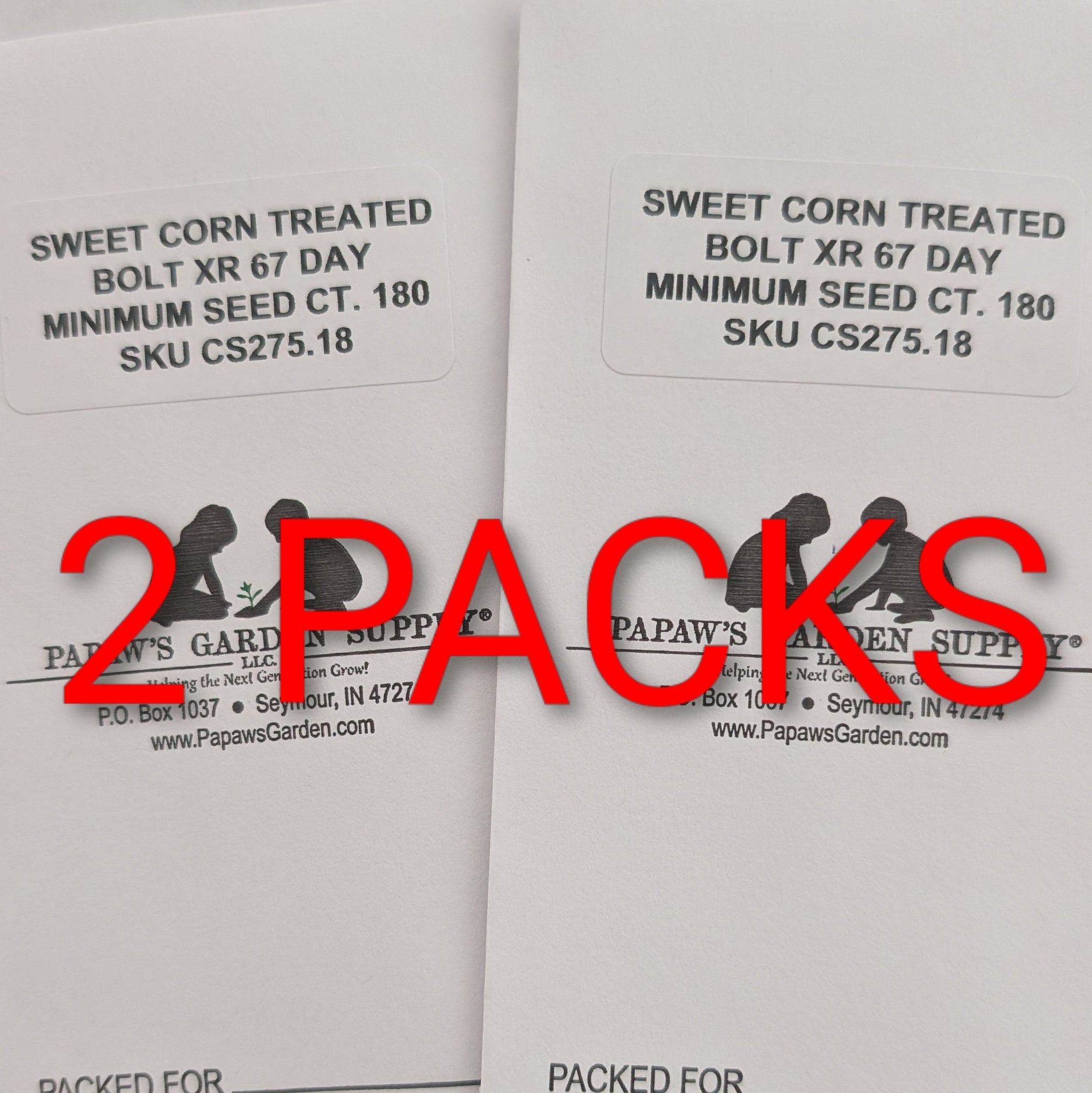 BOLT XR Extra Early 67 DAY Treated Bicolor Sweet Corn Seeds