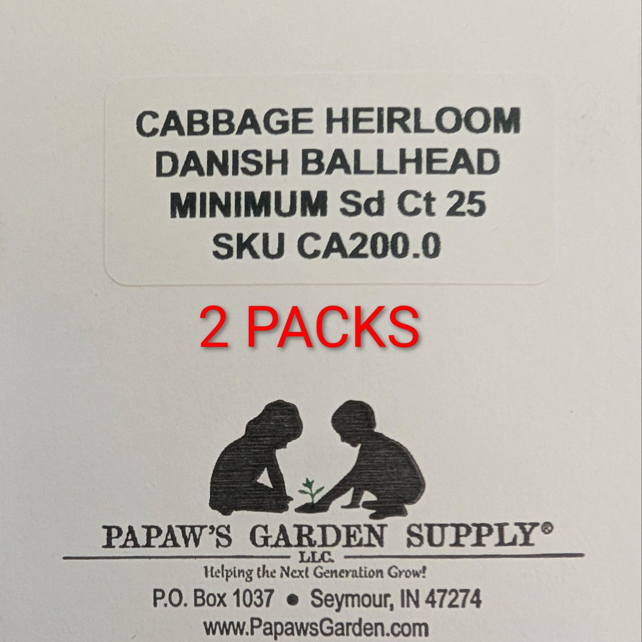 Danish Ballhead Heirloom Cabbage Seeds