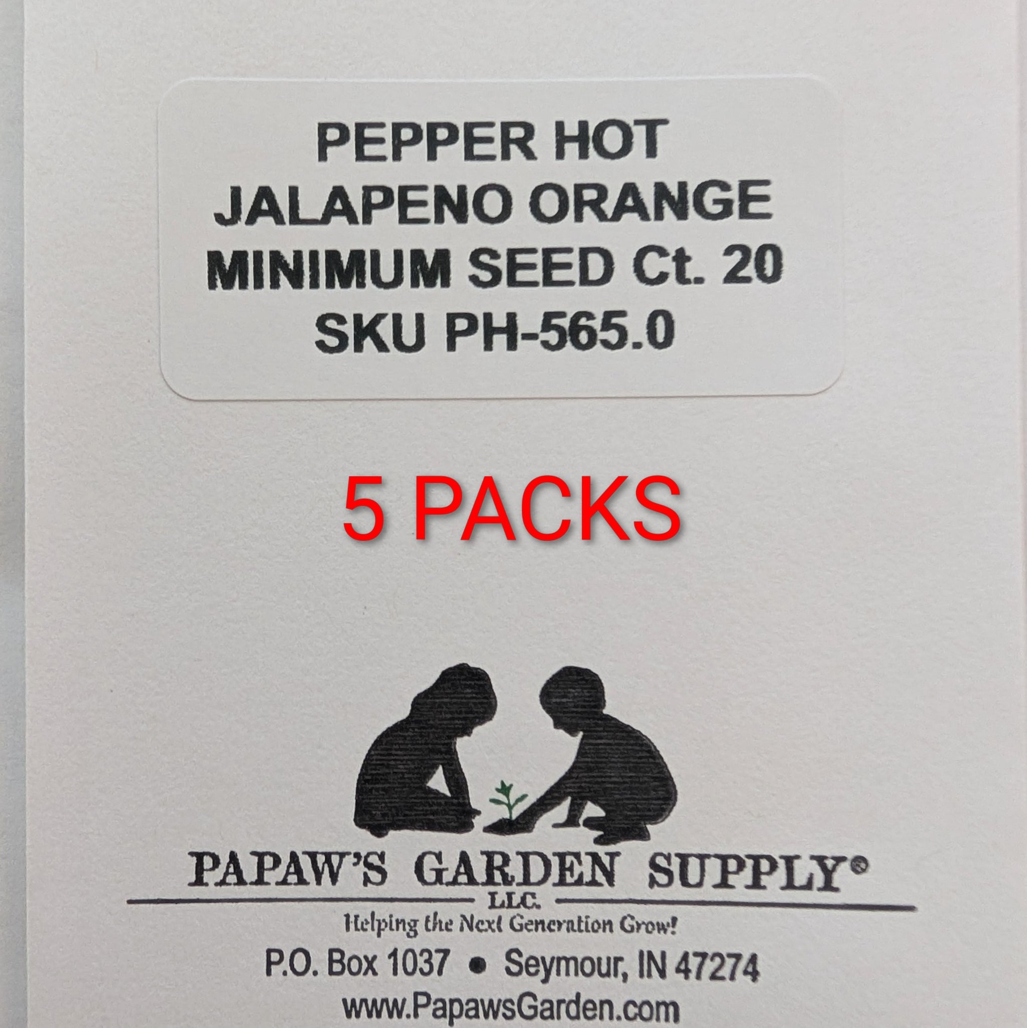 Jalapeno Orange Hot Pepper Seeds