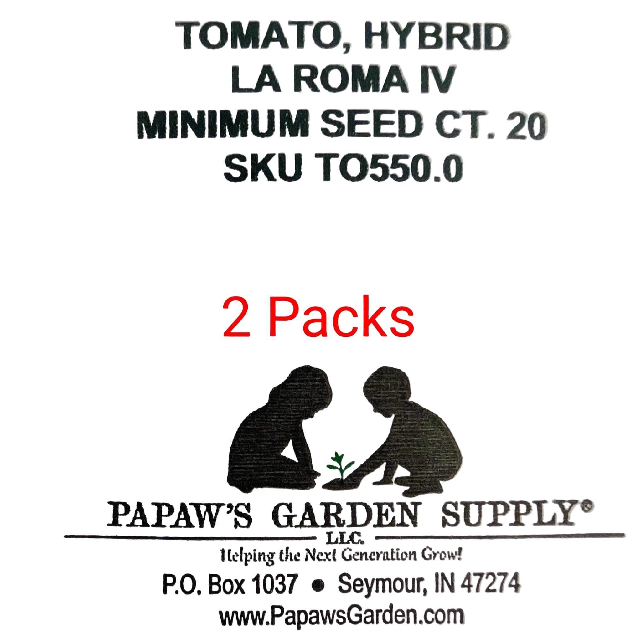 La Roma IV HYBRID Paste Tomato Seeds