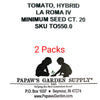 La Roma IV HYBRID Paste Tomato Seeds