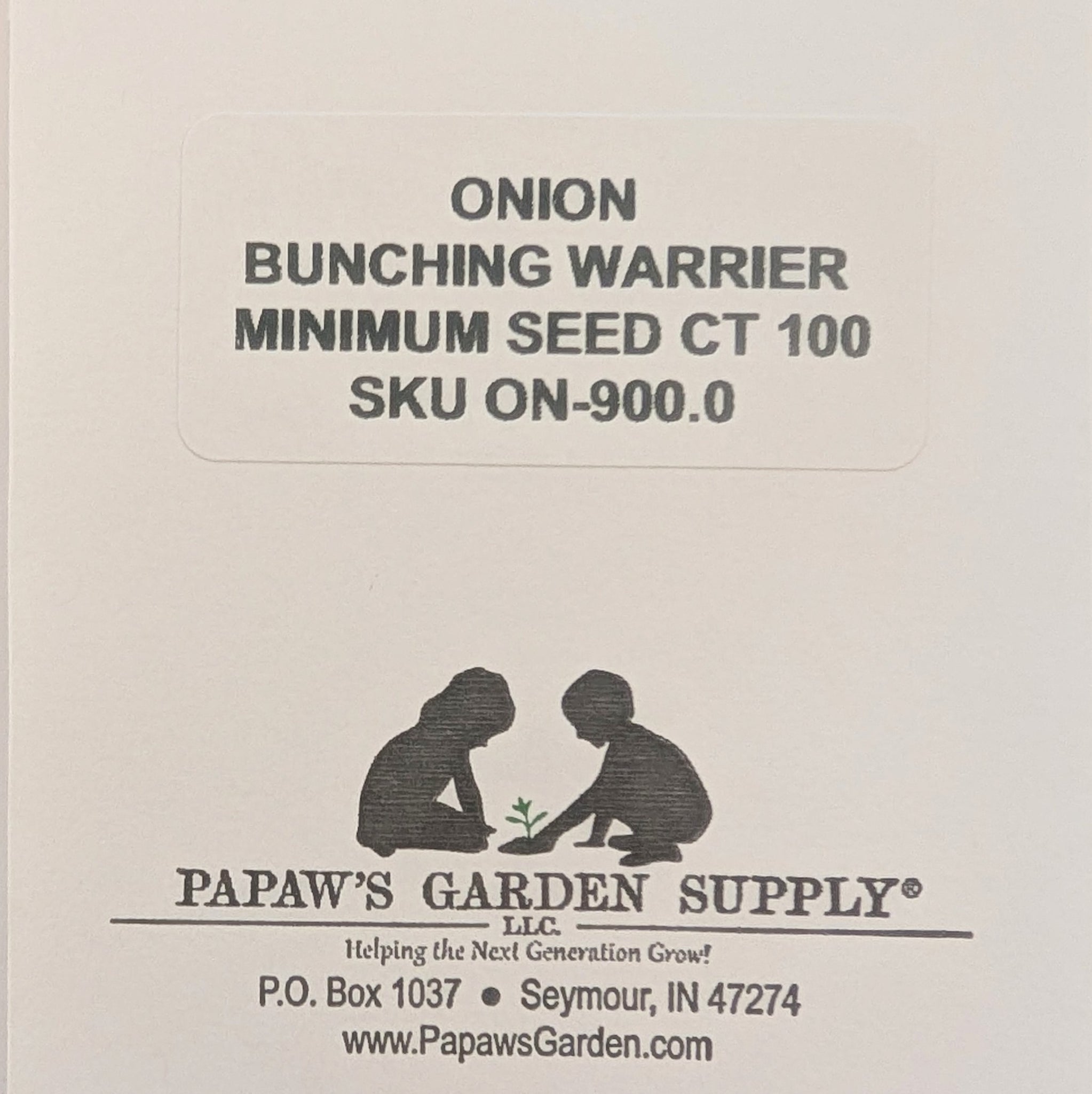 Onion Warrior Bunching Seeds