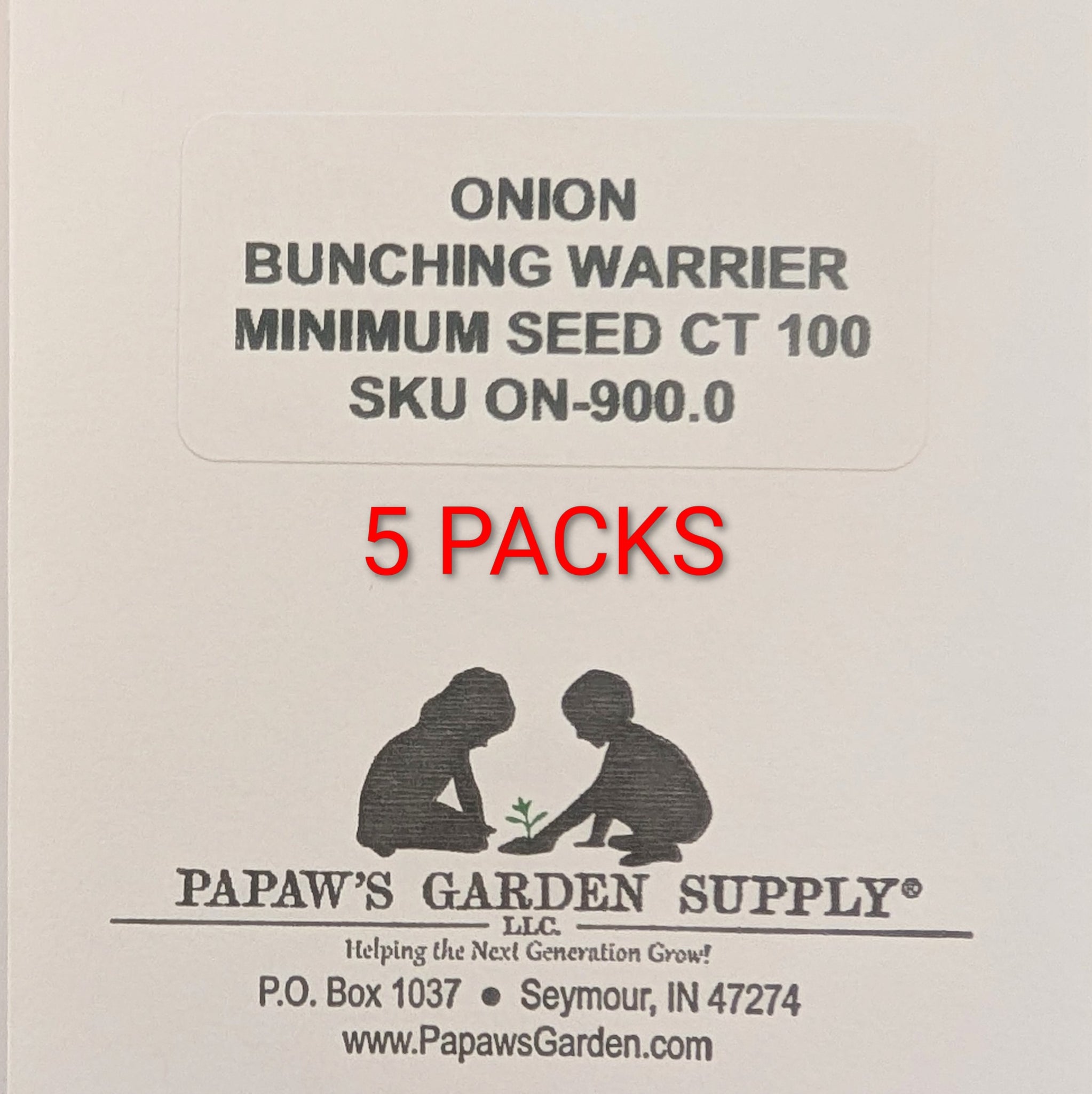 Onion Warrior Bunching Seeds