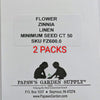 Linen Zinnia Seeds