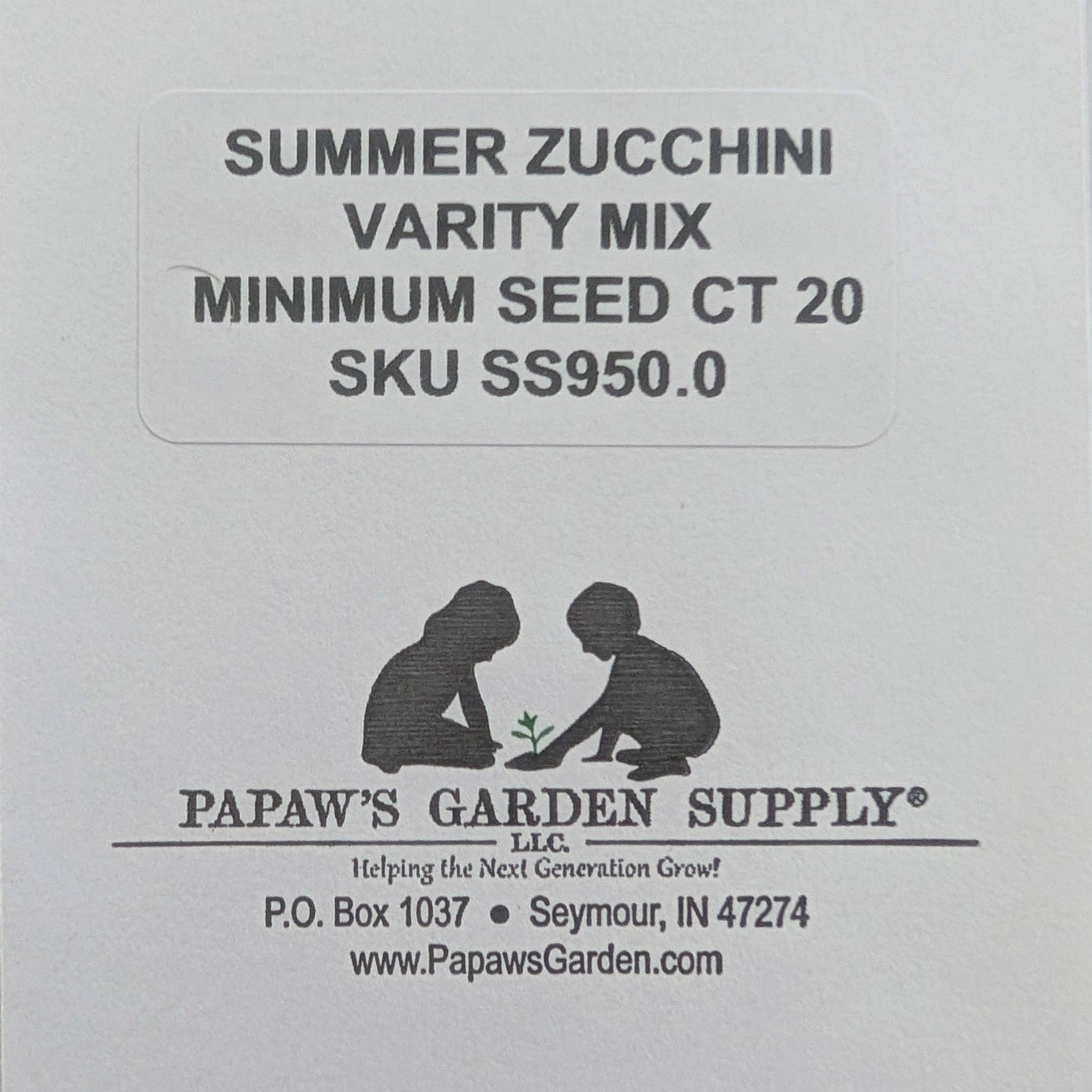 Zucchini Squash Variety Mix Seeds