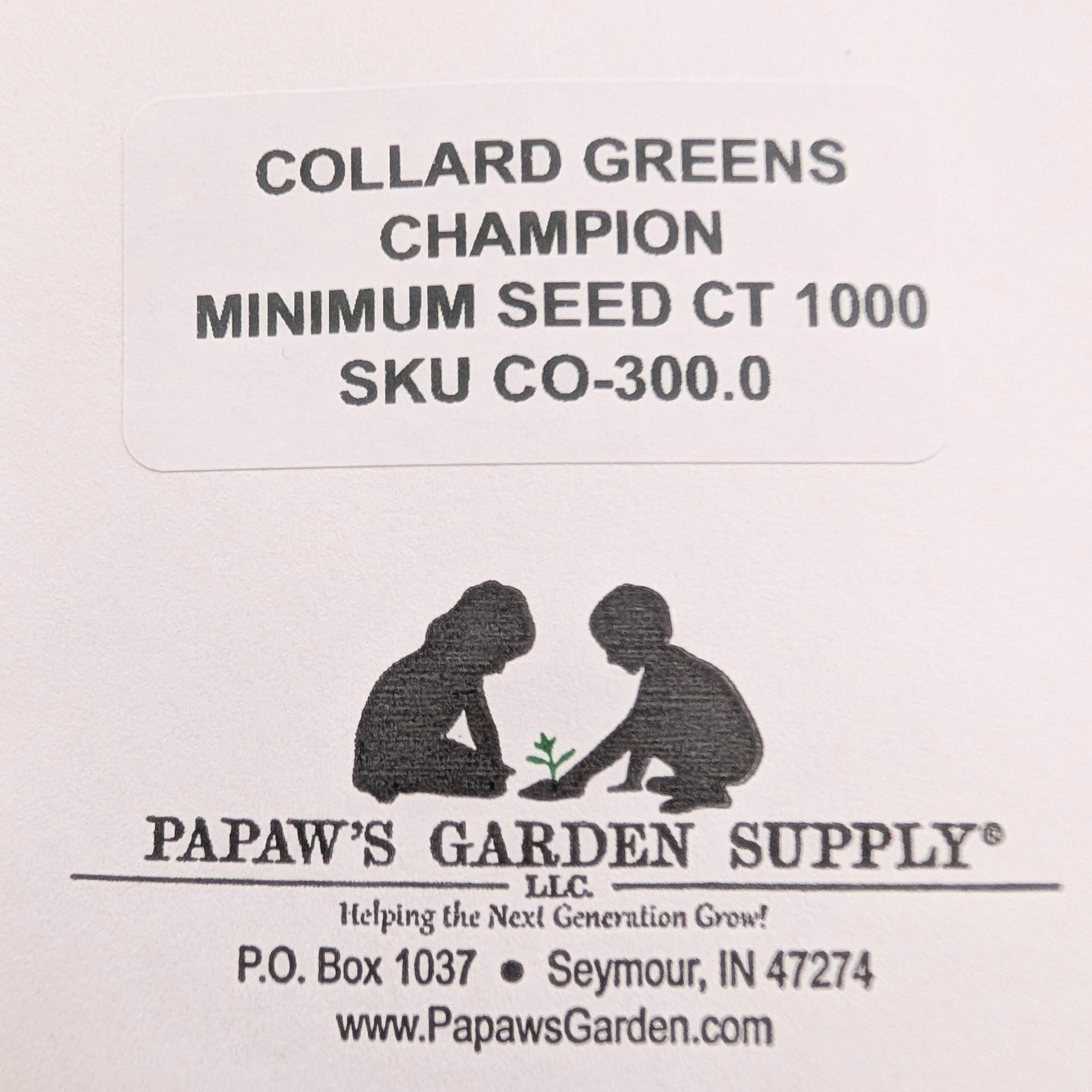 Champion Collard Greens Seeds