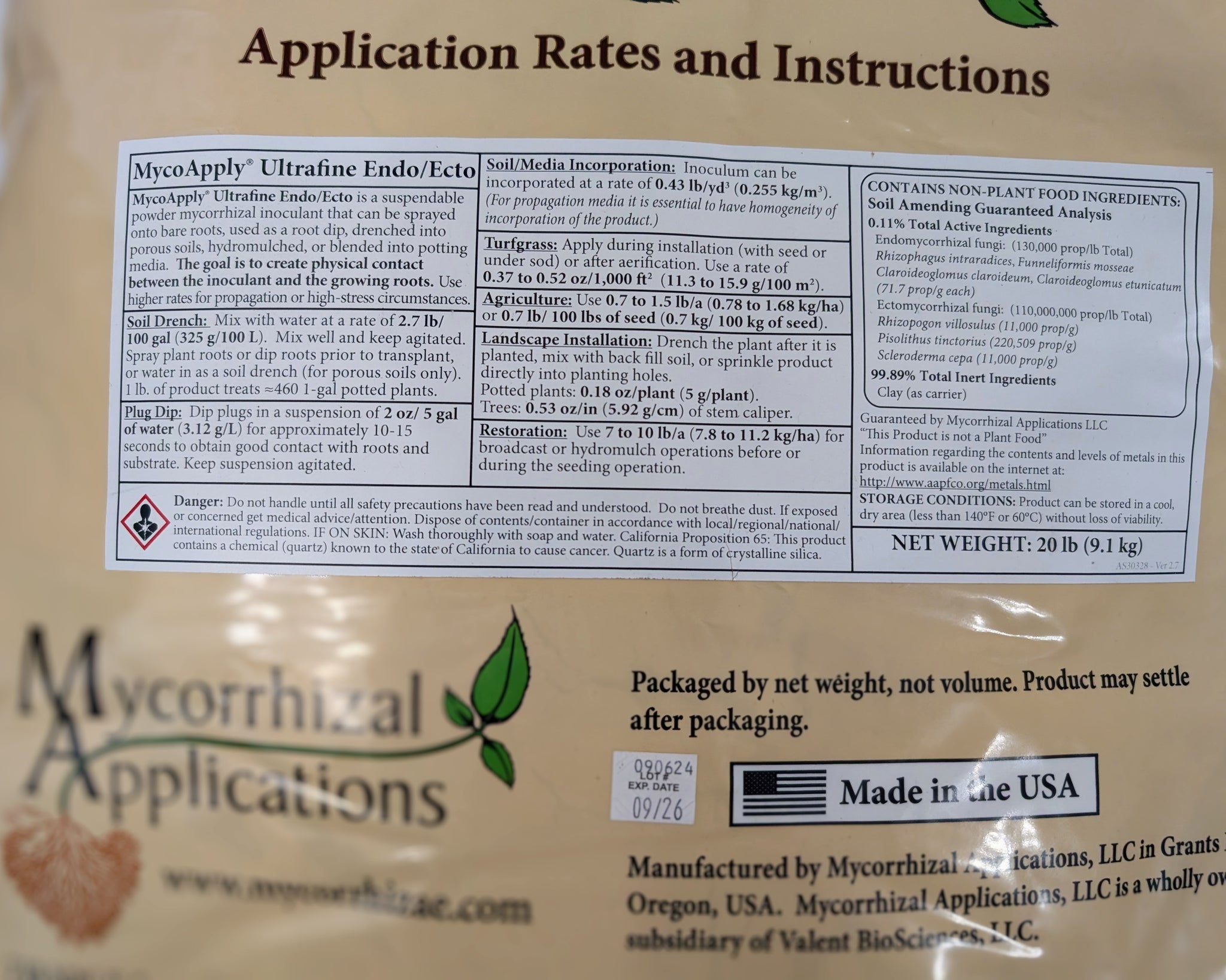 MycoApply Ultrafine Endo/Ecto Inoculant