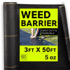 XBAR Heavy-Duty Weed Barrier Fabric (5 oz Dual-Layer)