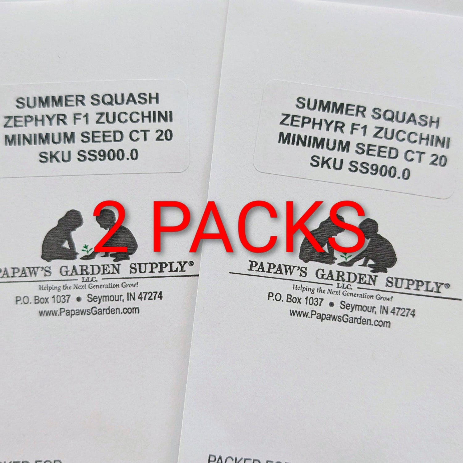 Zephyr Hybrid Zucchini Summer Squash Seeds