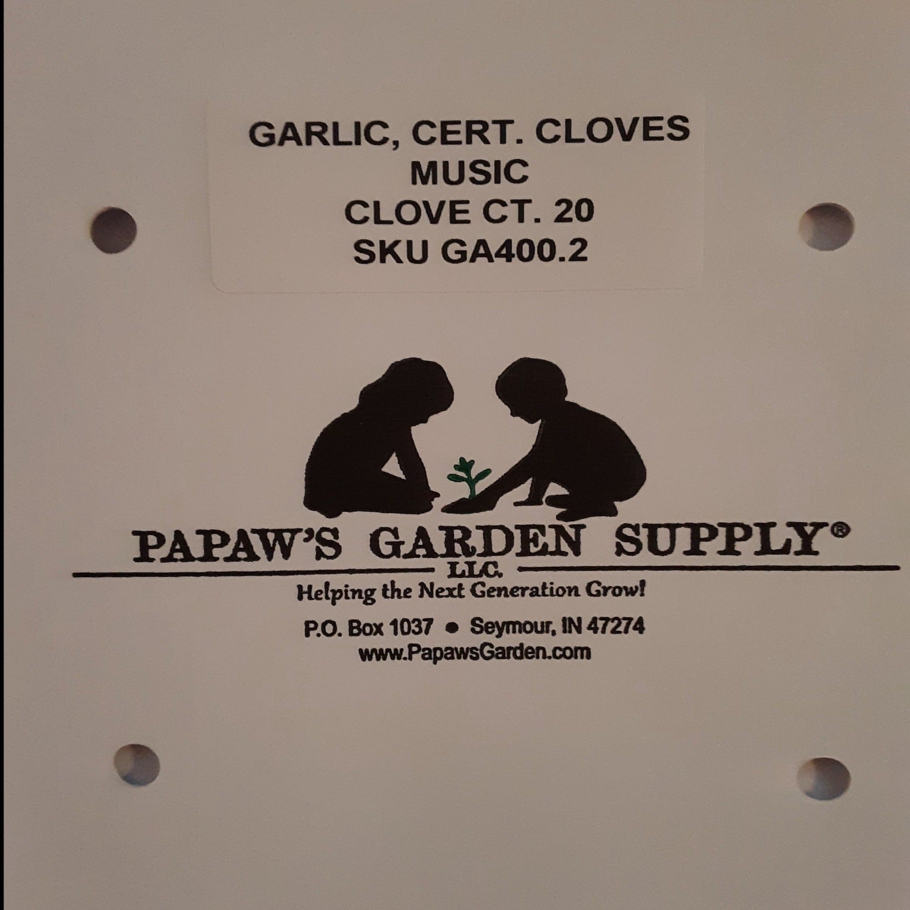 Music Certified Seed Garlic Cloves