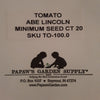 Abe Lincoln Heirloom Tomato Seeds