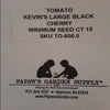 Kevin's Large Black Cherry Tomato Seeds