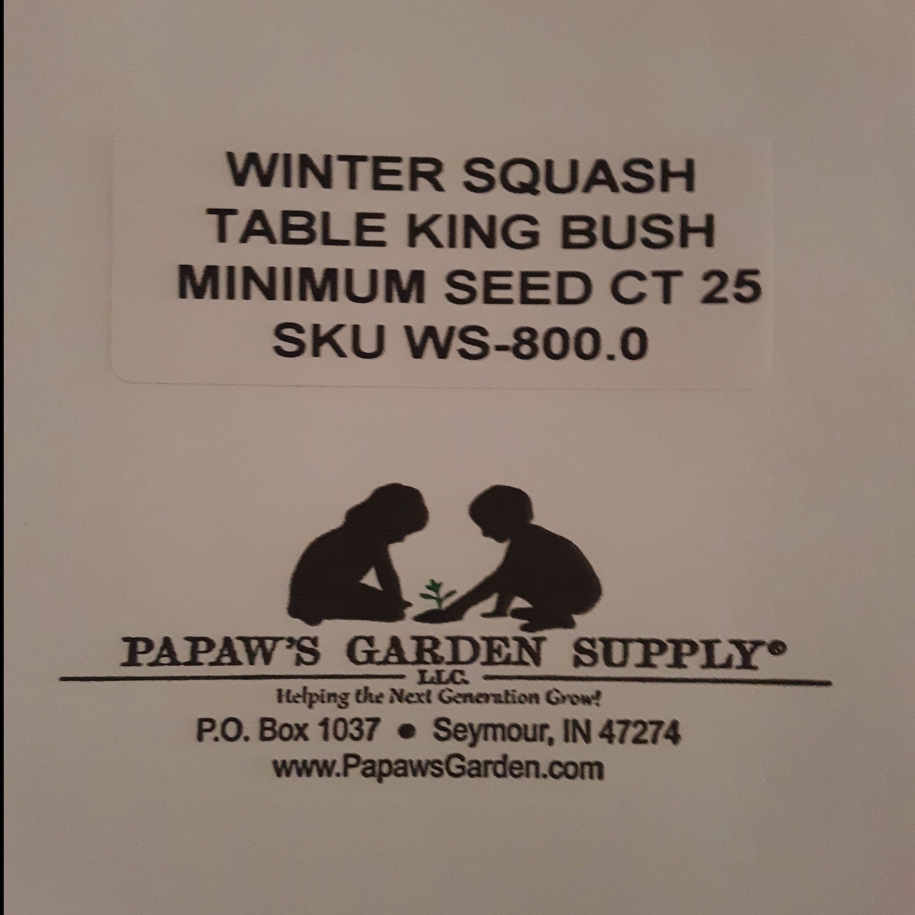 Table King Bush Winter Squash Seeds