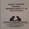 Sweet Banana Heirloom Pepper Seeds