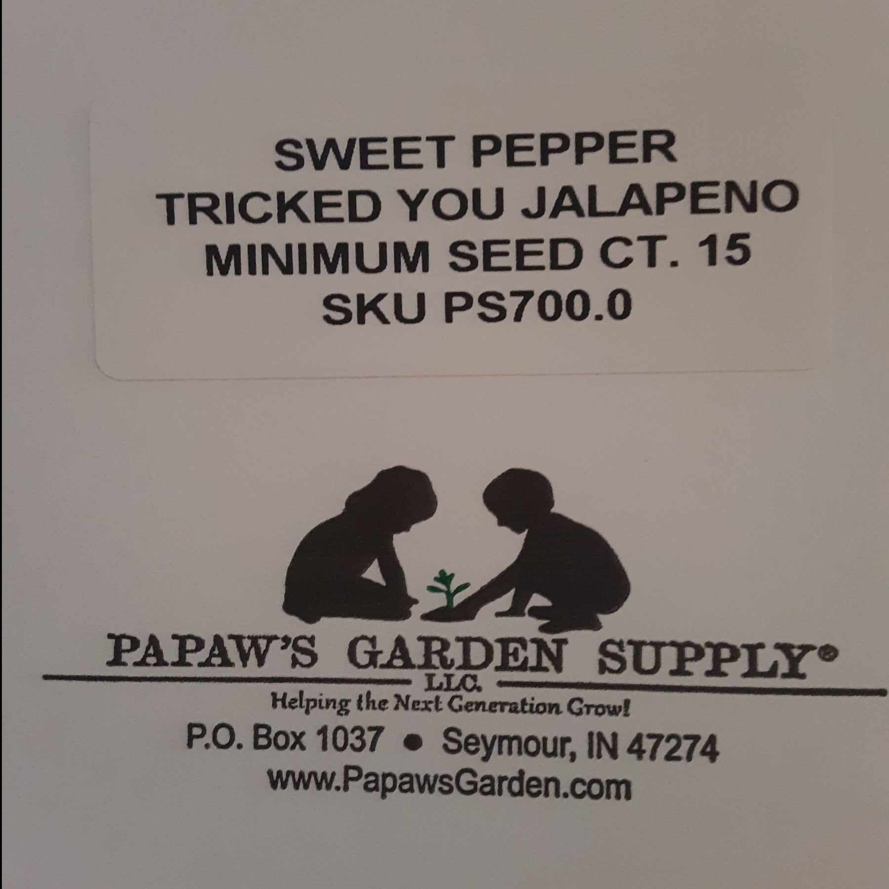Tricked You Hybrid Sweet Jalapeno Pepper Seeds