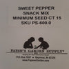 Sweet Snacking Mix Pepper Seeds