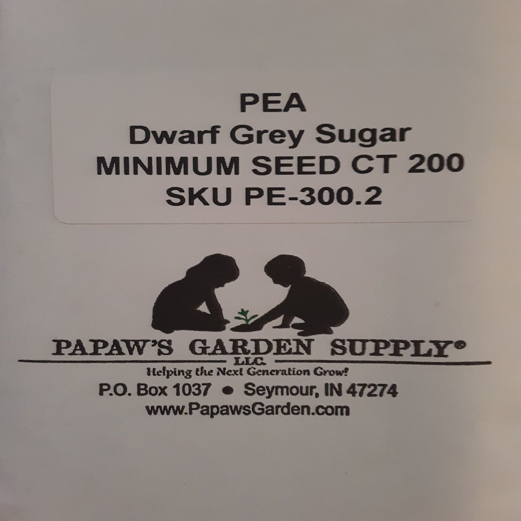 Dwarf Grey Sugar Snow Pea Seeds