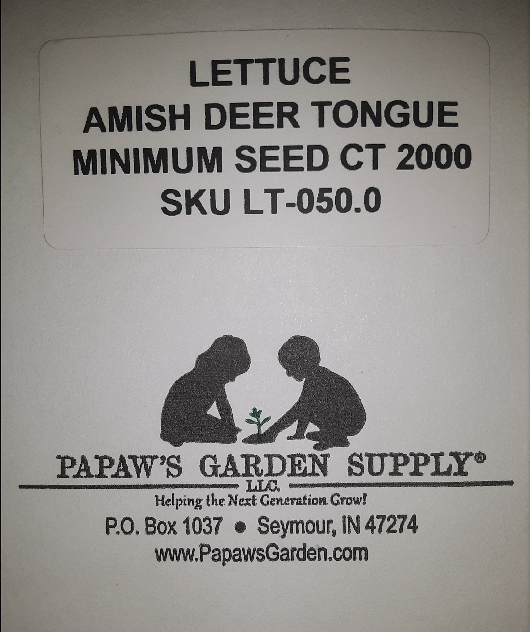 Amish Deer Tongue Lettuce Seeds
