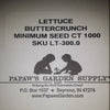 Butter Crunch Heirloom Lettuce Seeds