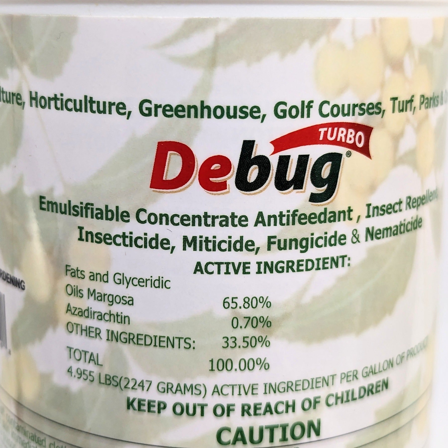 Debug Turbo 1QT Bottle Organic Use Pesticide