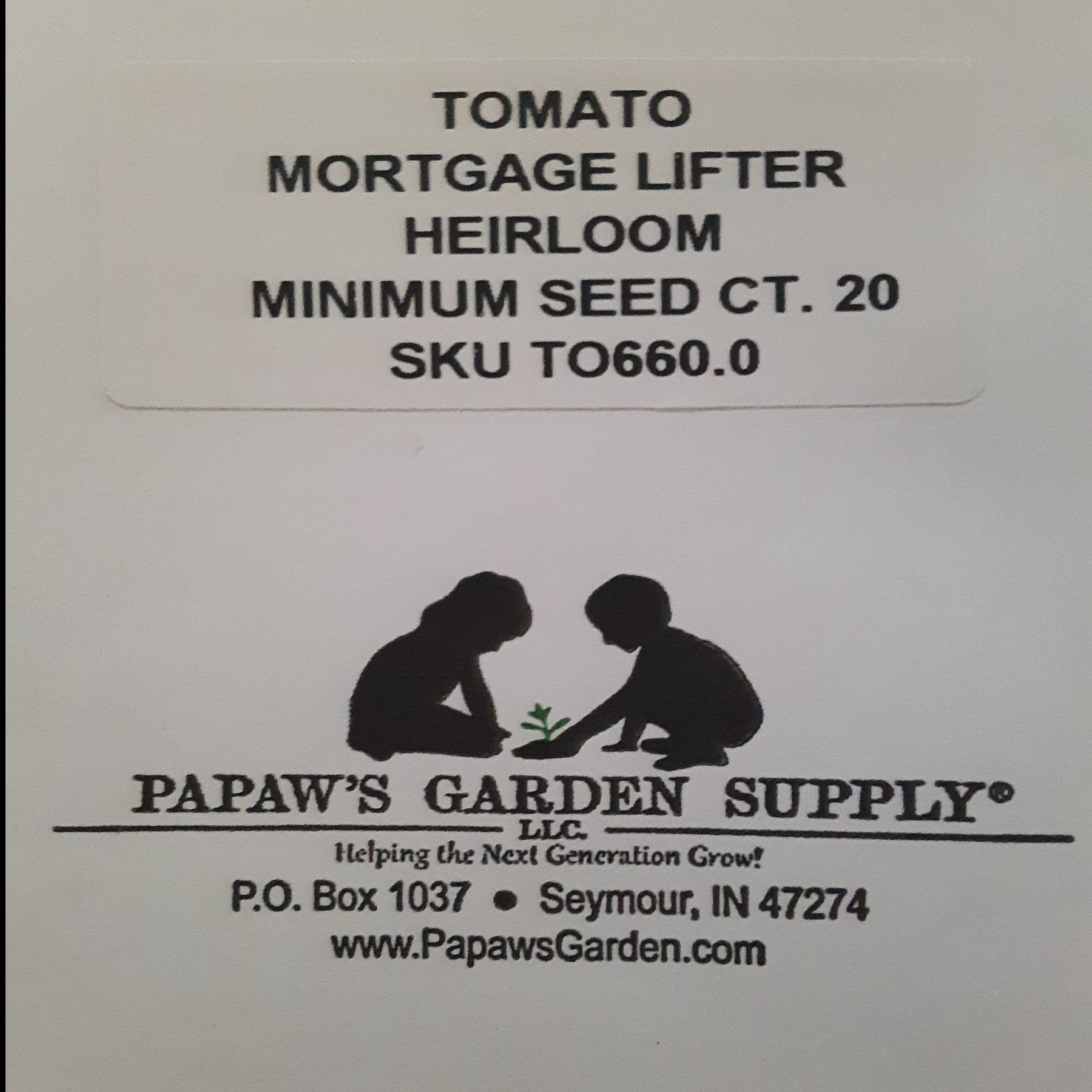 Mortgage Lifter Heirloom Tomato Seeds