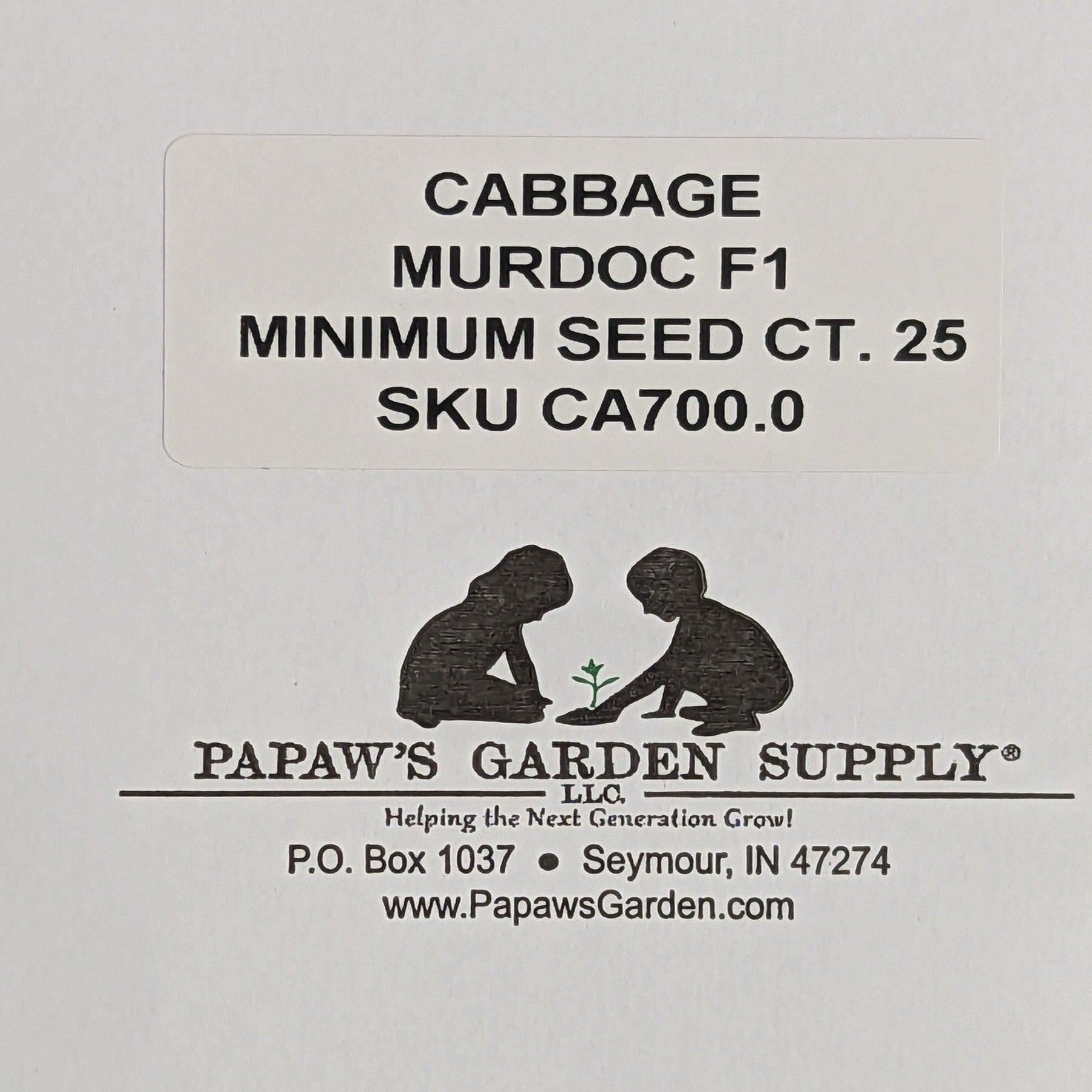 Murdoc Pointed Head Cabbage Seeds