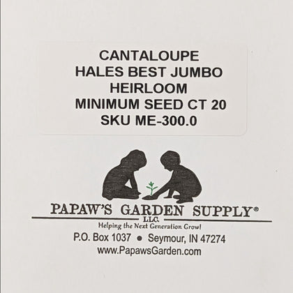 Hales Best Jumbo Heirloom Cantaloupe Seeds