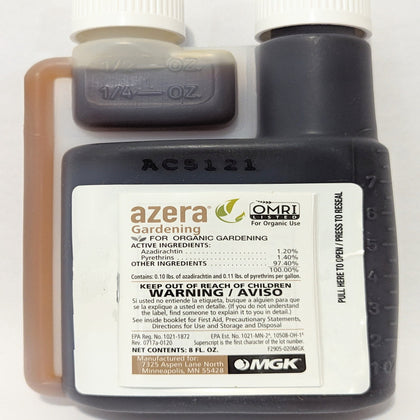 AZERA Gardening 8 Oz. Bottle Organic Use Pesticide