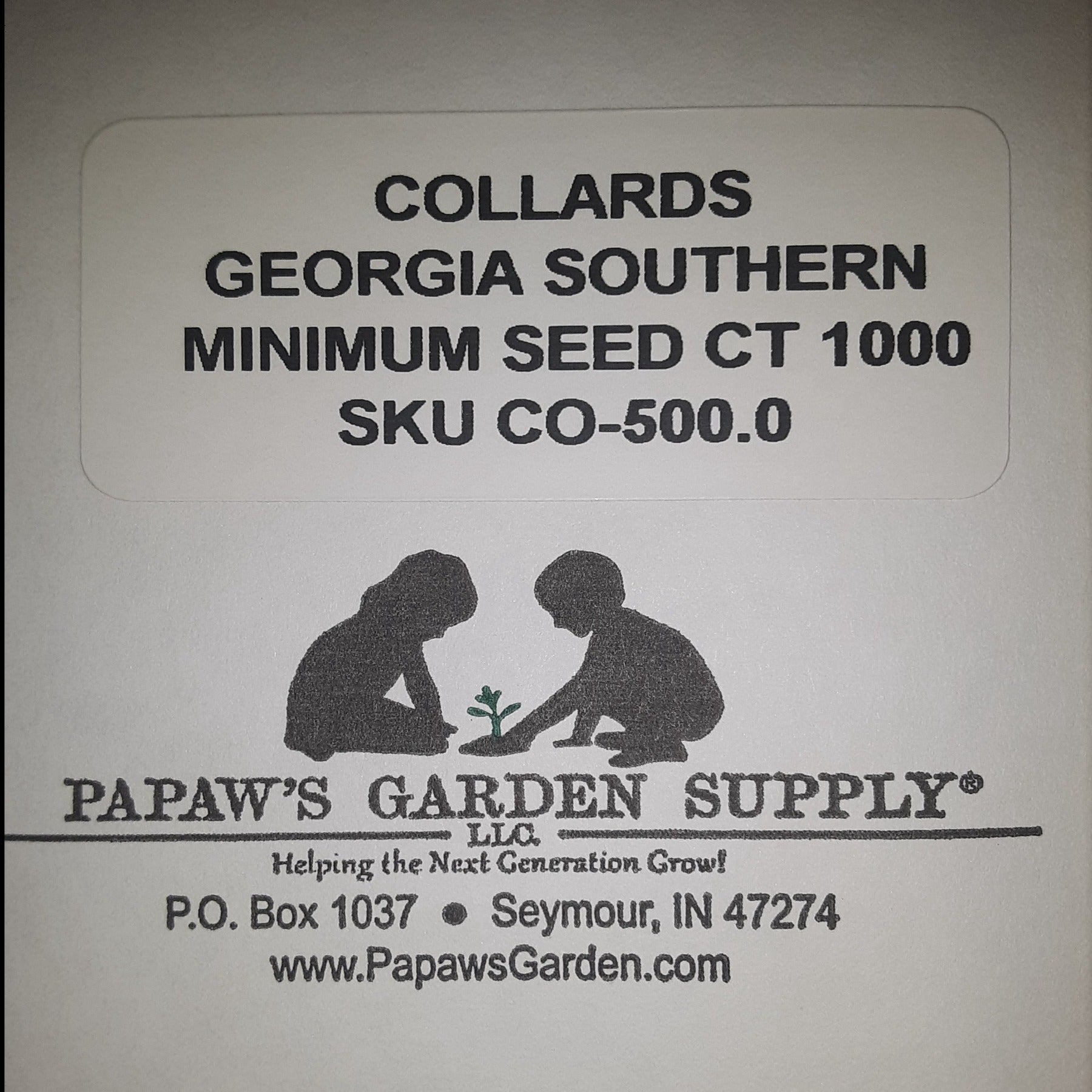 Collard Greens, Georgia Southern Creole Seeds