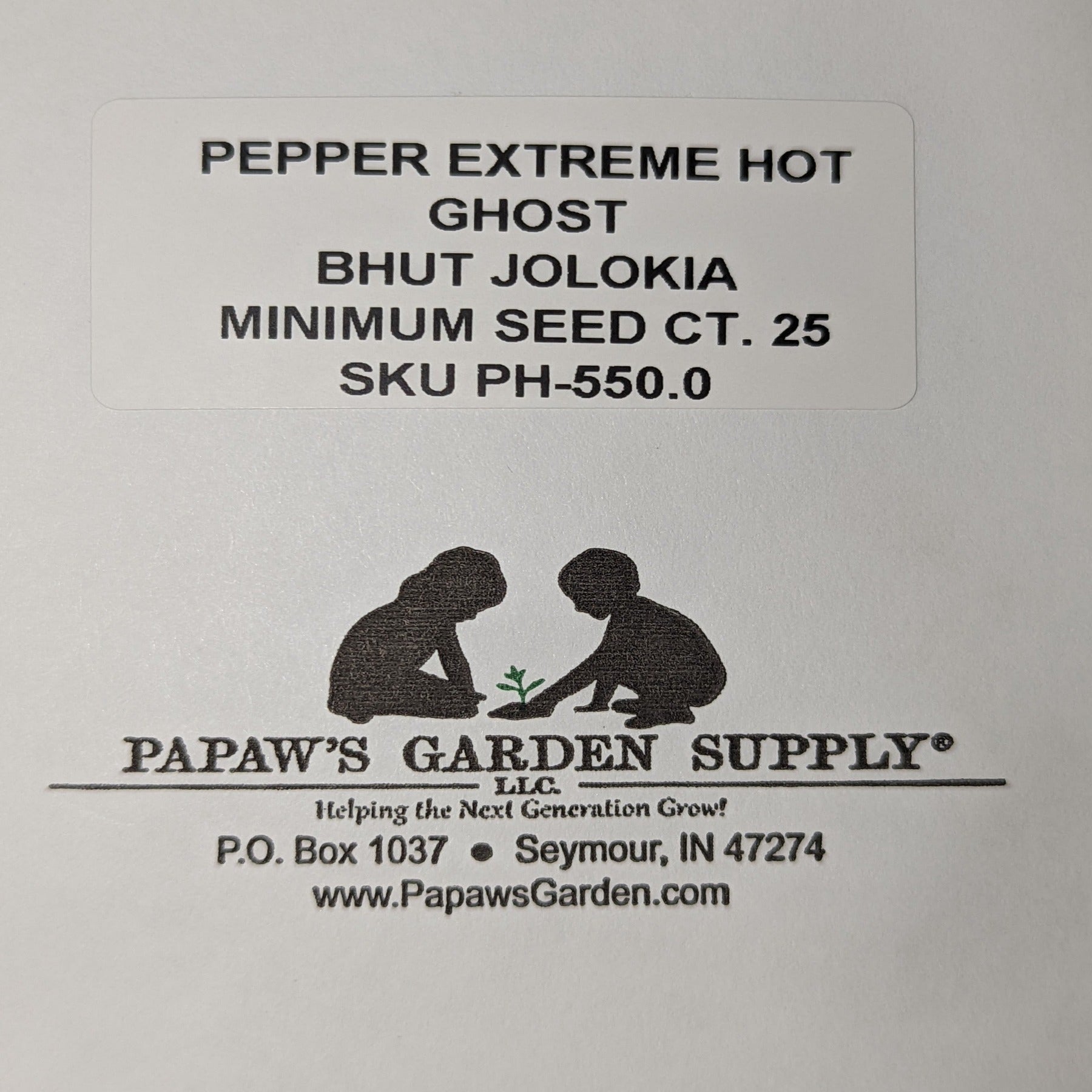 Ghost Extreme Hot Pepper Seeds
